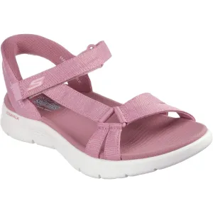 Skechers GO WALK Flex Illuminate Textile Women's Mauve Sandals