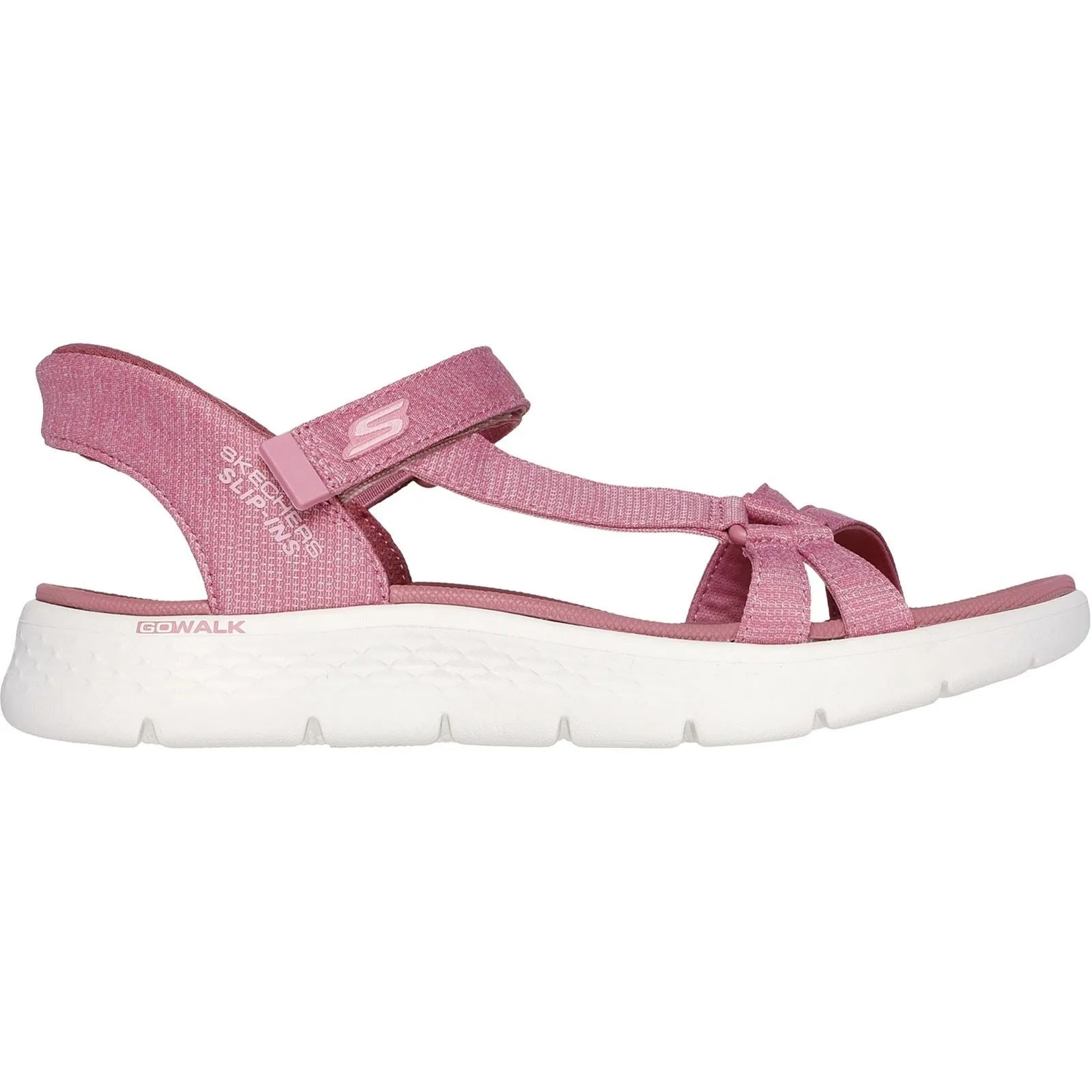 Skechers GO WALK Flex Illuminate Textile Women's Mauve Sandals