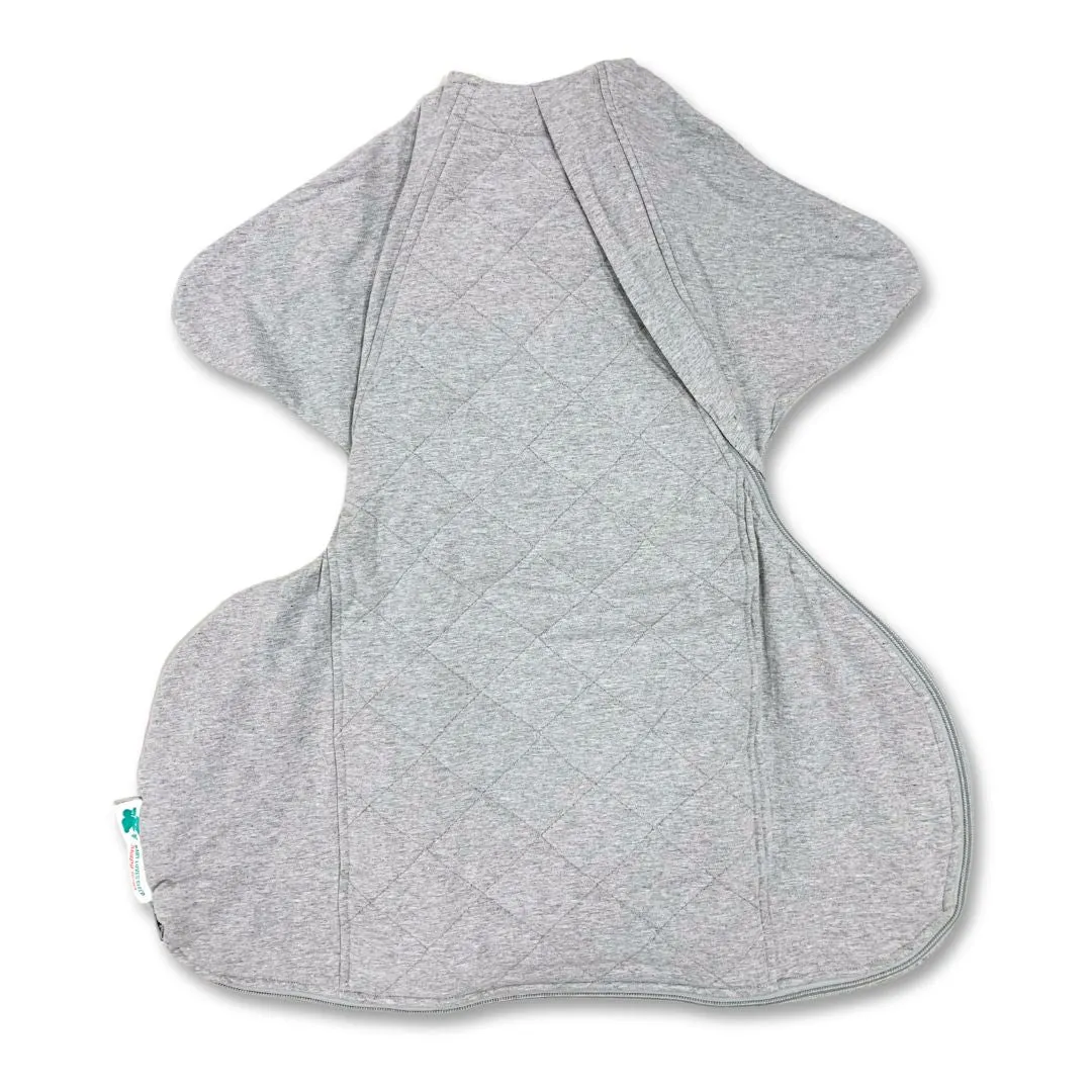 Sleepy Hugs Extra-Wide Sack 'Warm' - Cool Grey (Winter)