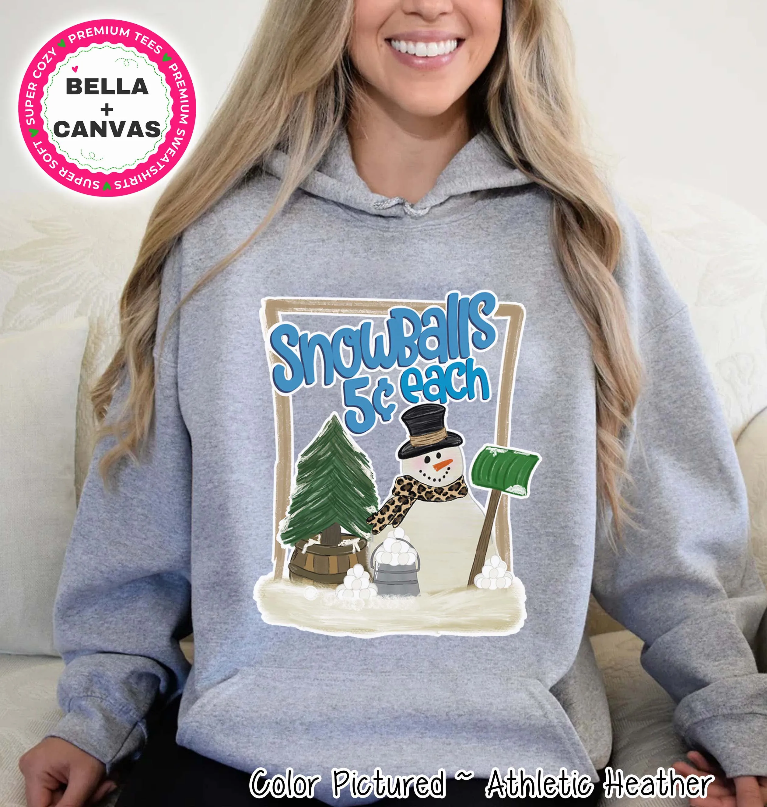 Snowballs Snowman Winter Tee or Sweatshirt