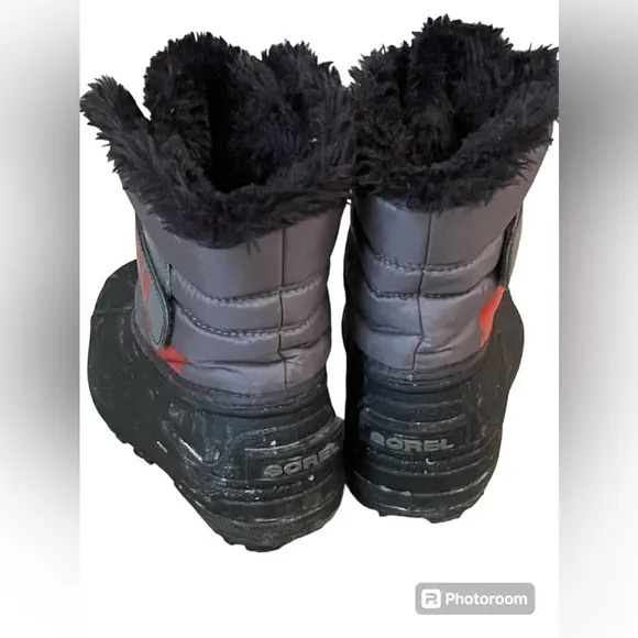 Sorel Kids' Snow Commander Insulated Waterproof Boot Size 10