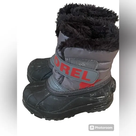Sorel Kids' Snow Commander Insulated Waterproof Boot Size 10