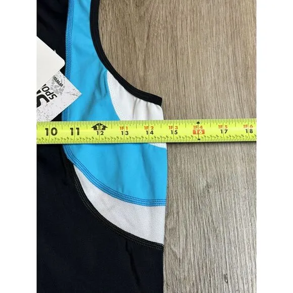 Sparx Zip-Up Sleeveless Cycling Bib Short Mens Padded Biker Shorts Size XL