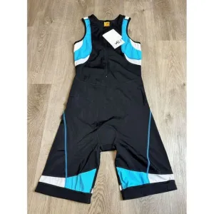 Sparx Zip-Up Sleeveless Cycling Bib Short Mens Padded Biker Shorts Size XL