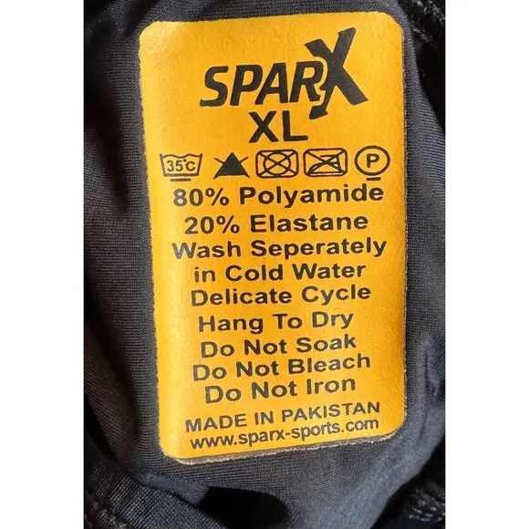 Sparx Zip-Up Sleeveless Cycling Bib Short Mens Padded Biker Shorts Size XL