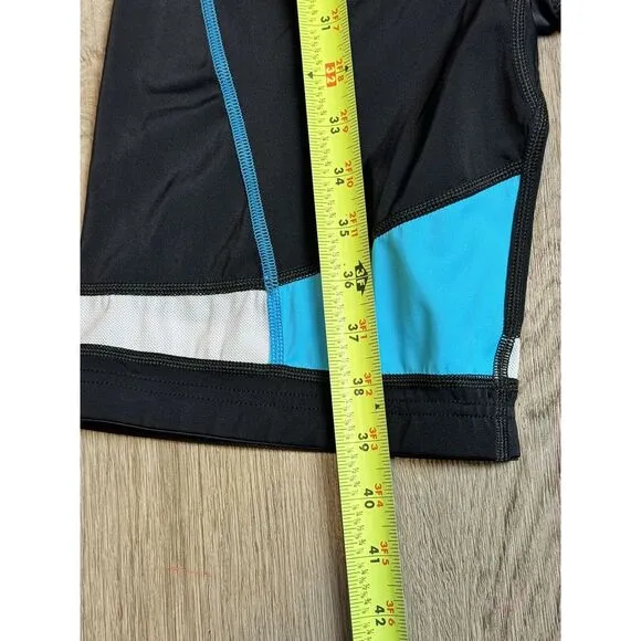 Sparx Zip-Up Sleeveless Cycling Bib Short Mens Padded Biker Shorts Size XL