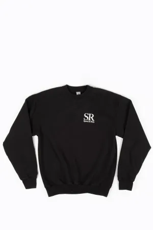 SPORTY AND RICH SR CREWNECK NOIR
