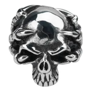Stainless Steel Demon Claw Skull Ring
