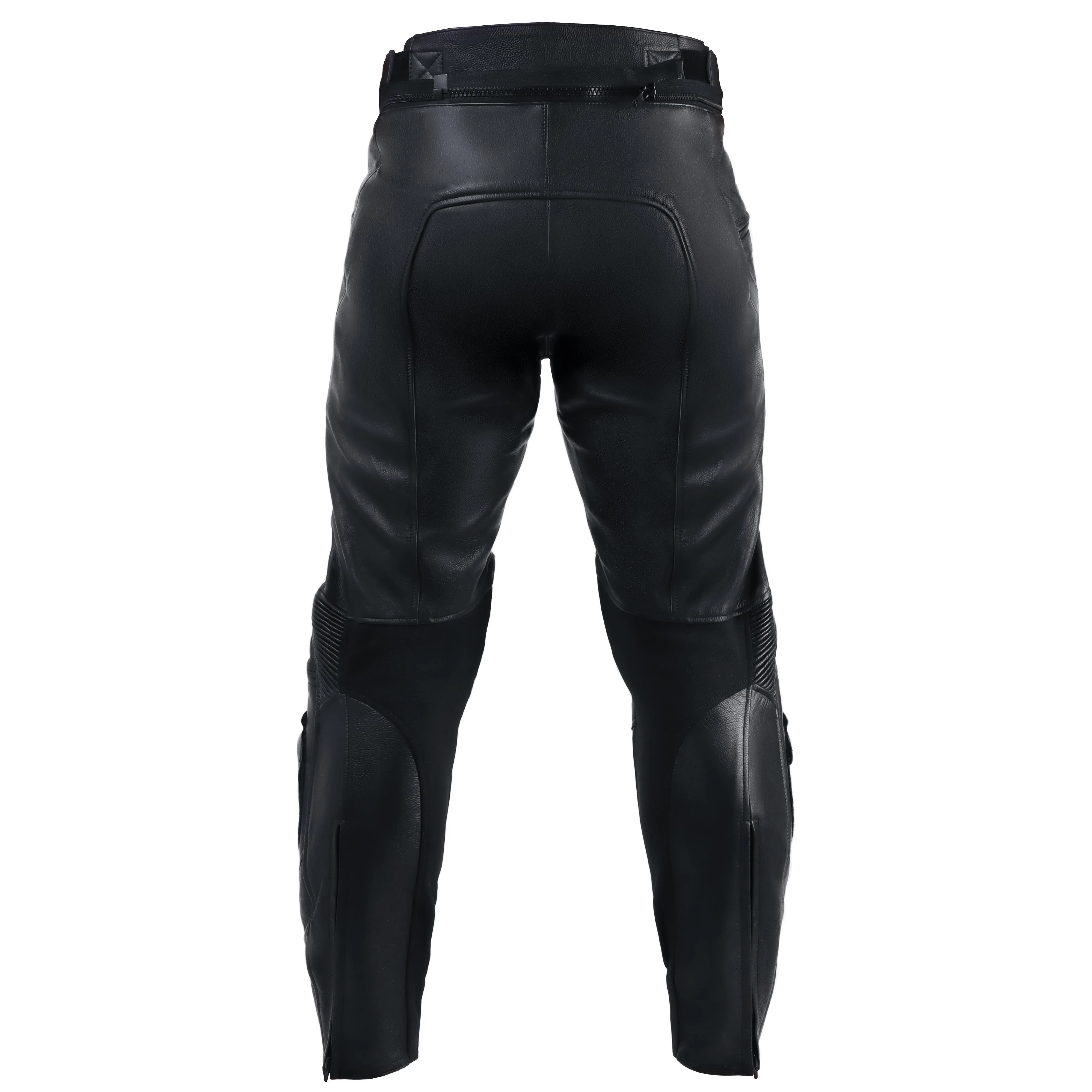 Storm Black Motorcycle Racing Leather Pants