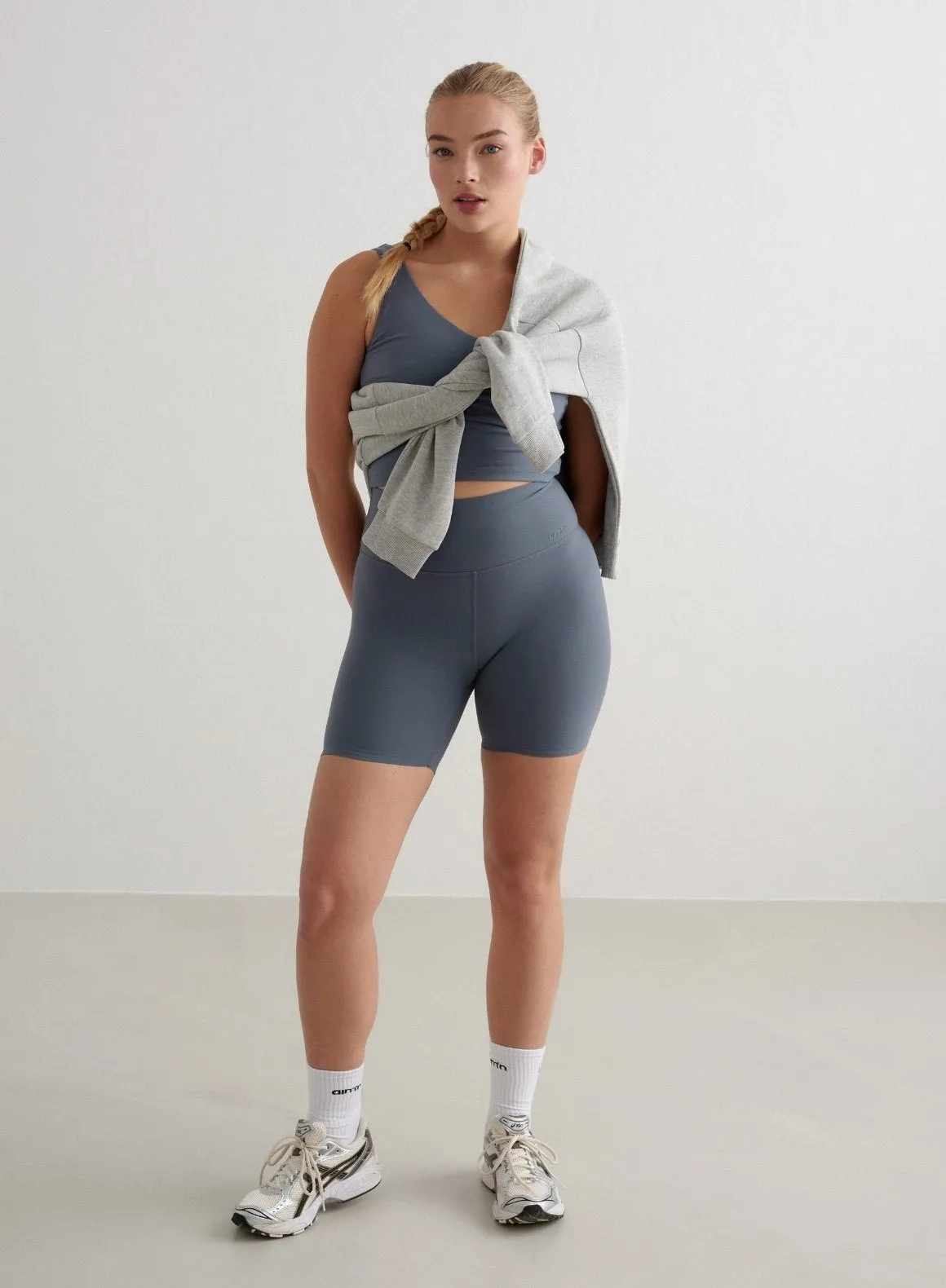 Storm Blue Sense Midi Biker Shorts