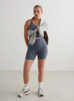 Storm Blue Sense Midi Biker Shorts