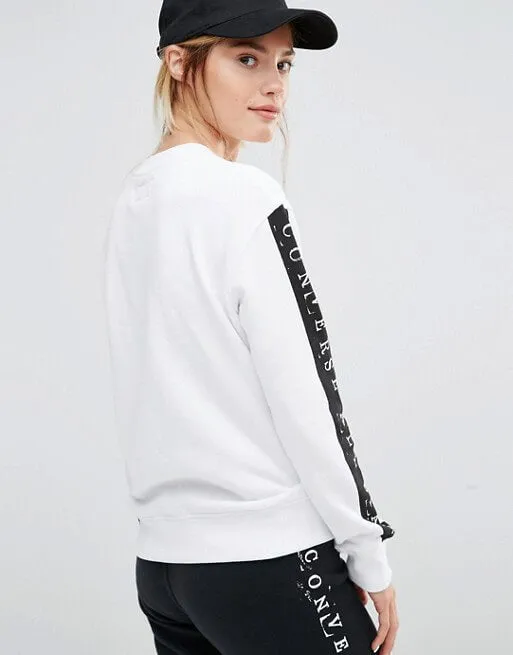 Sweatshirt mit Ziersaum
