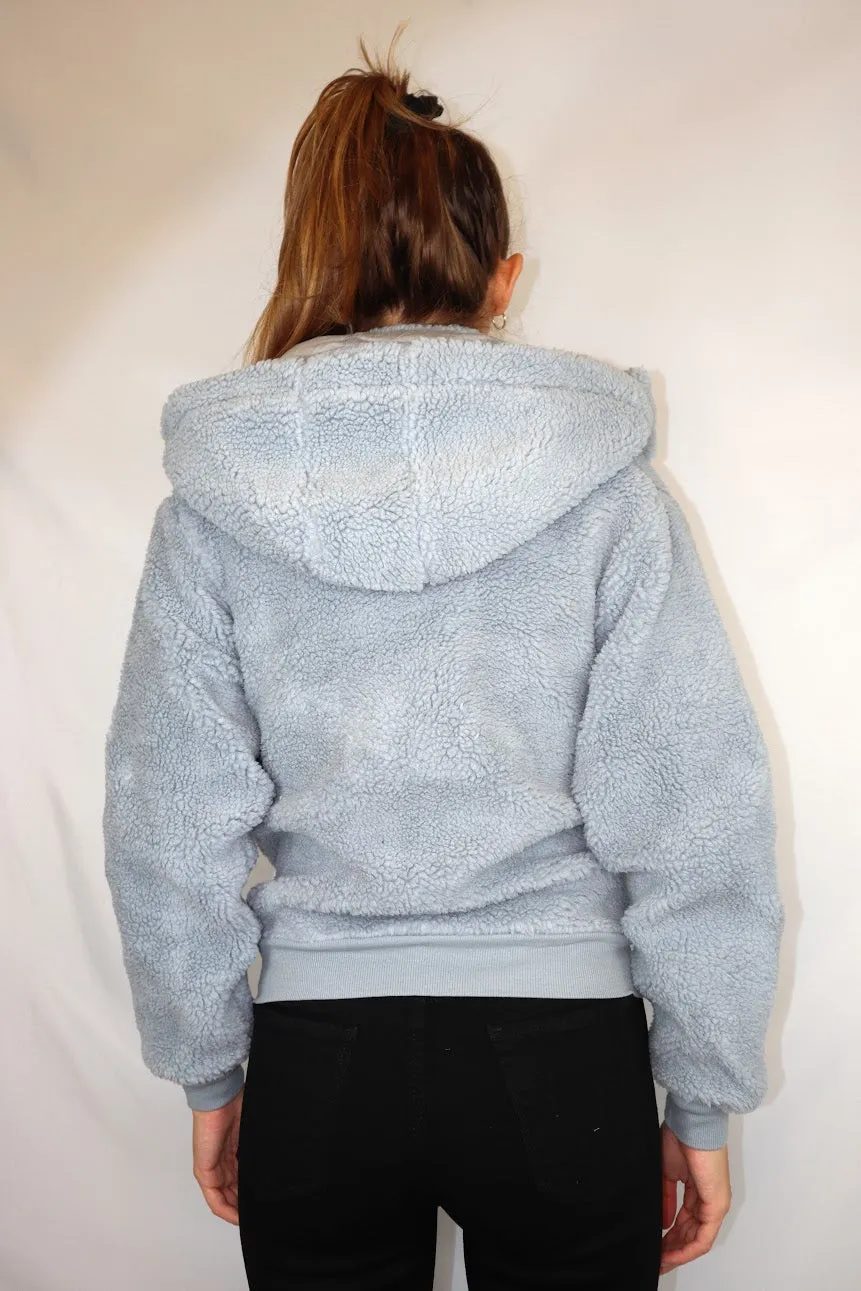 Teddi Zip Up Coat Cloud