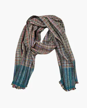 TEXTURE MUFFLER IN BLUE