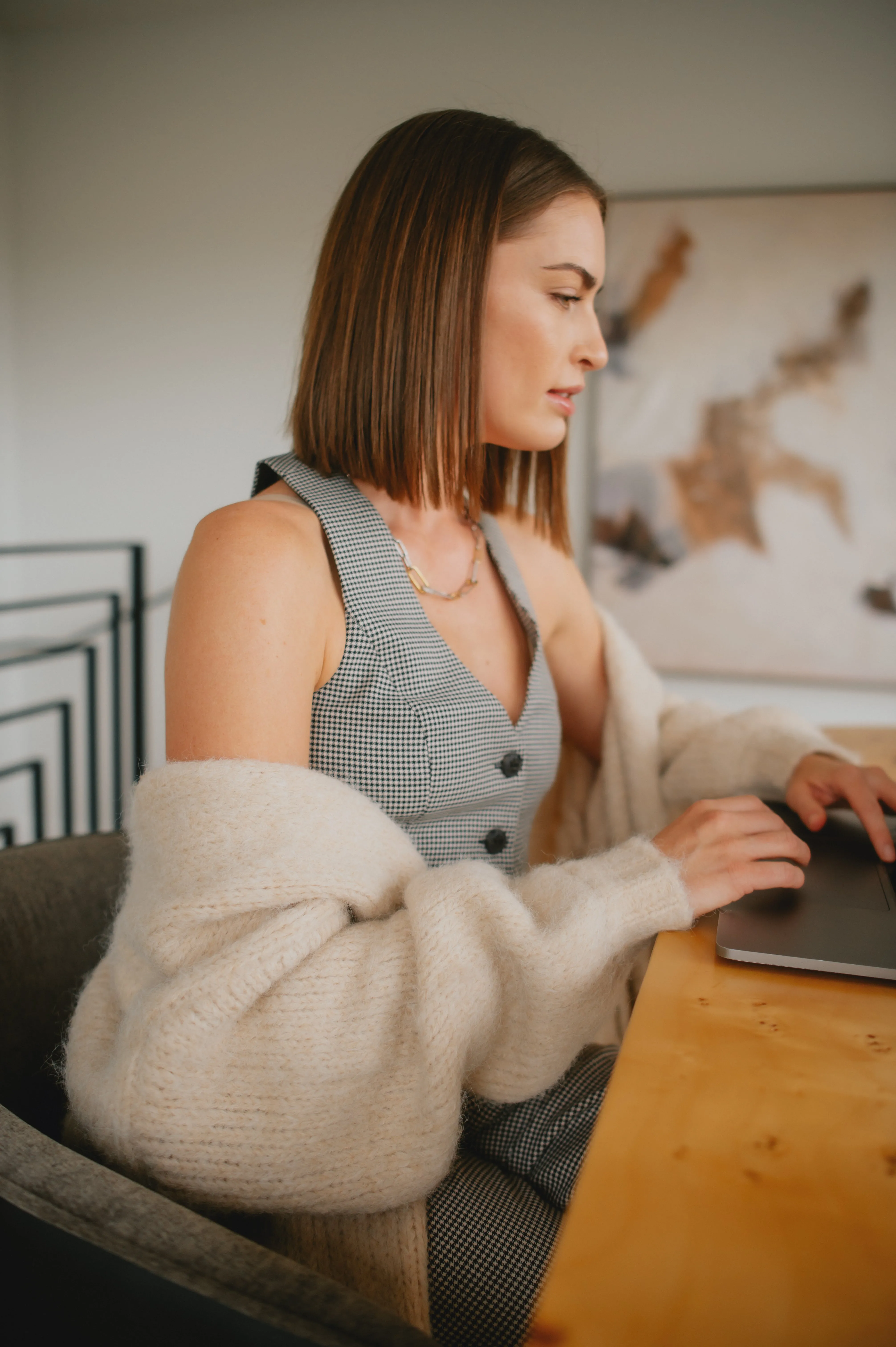 The Marlowe Cardigan x Siera Bearchell - Linen