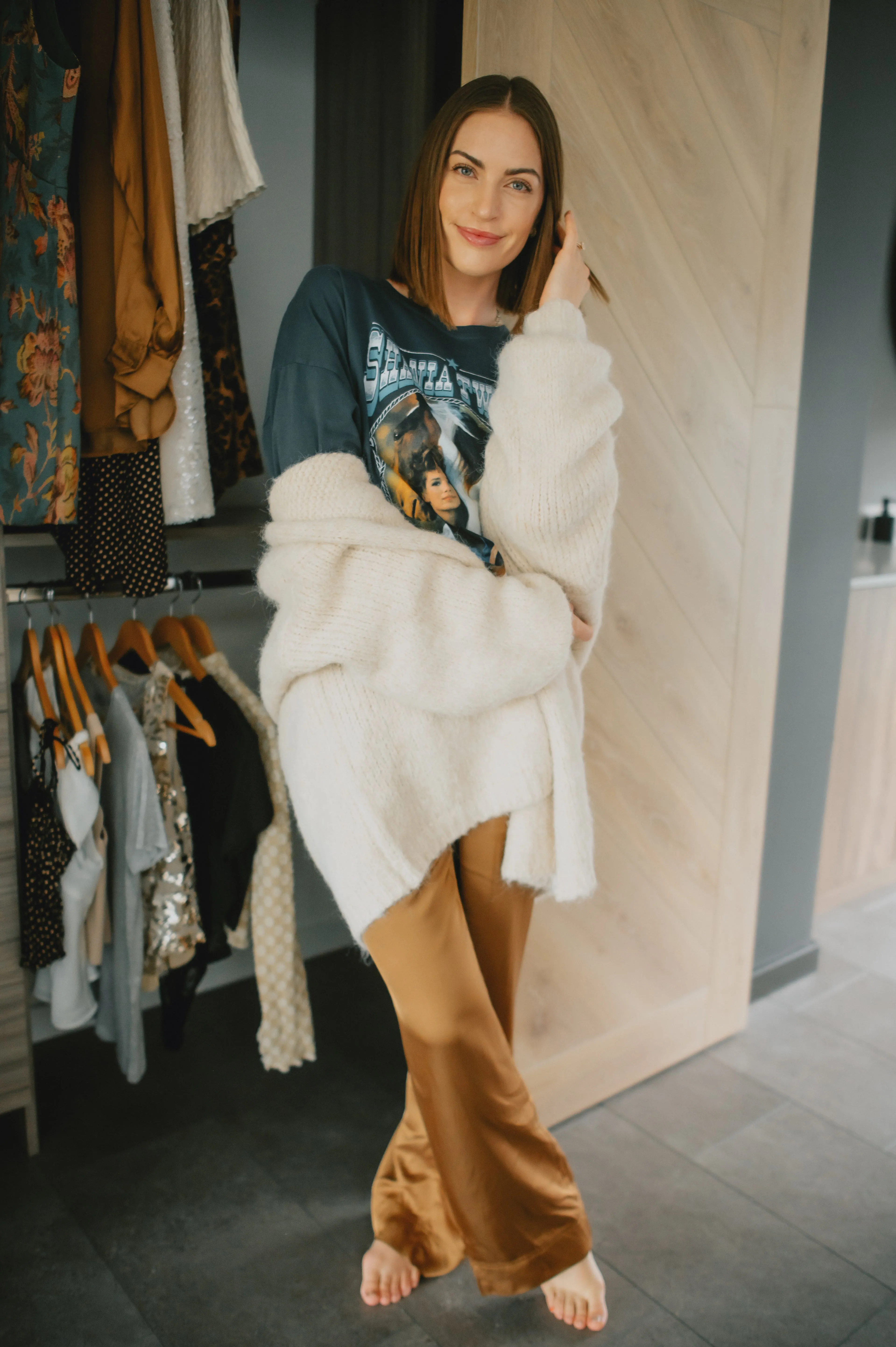 The Marlowe Cardigan x Siera Bearchell - Linen