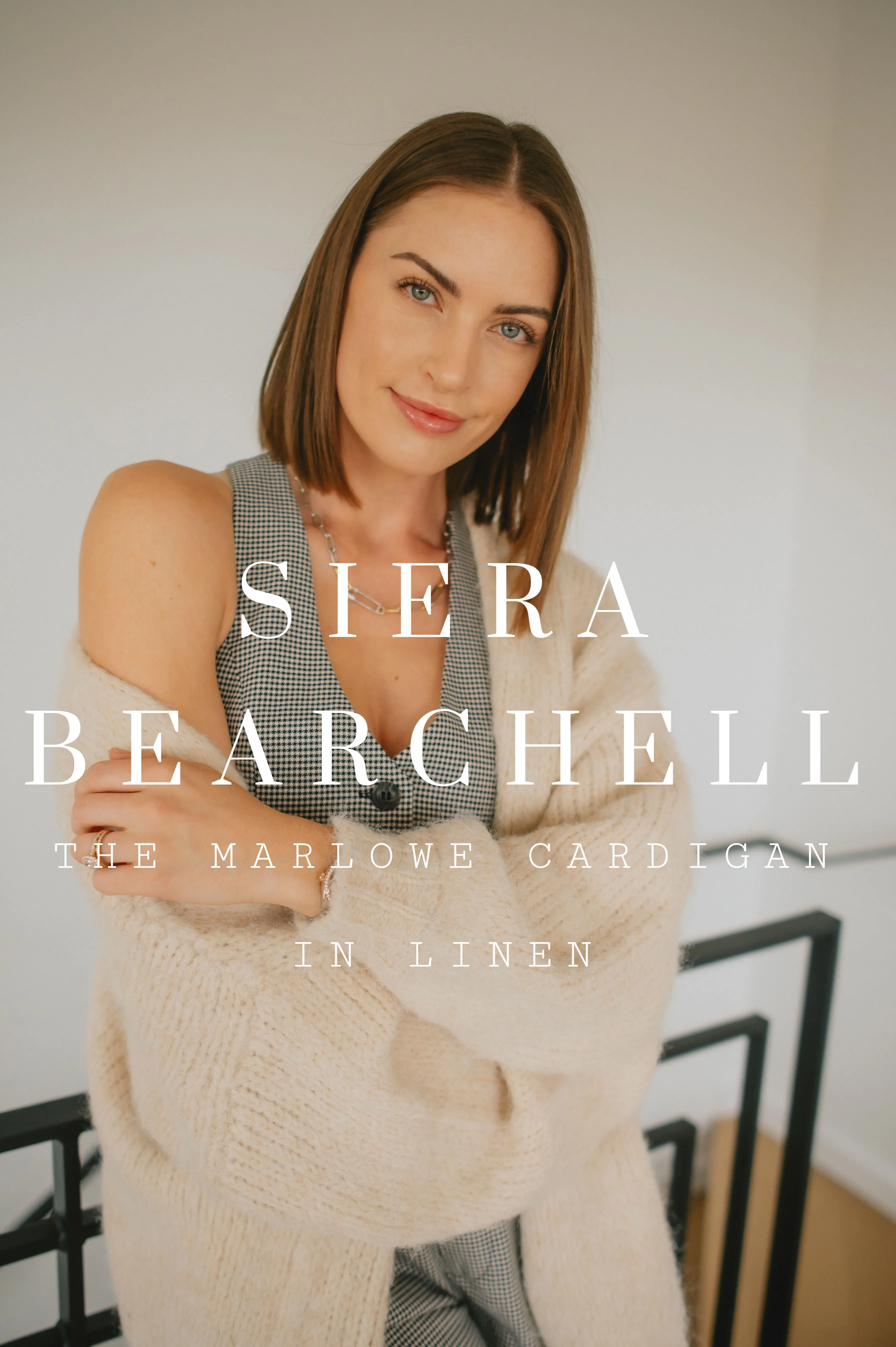 The Marlowe Cardigan x Siera Bearchell - Linen