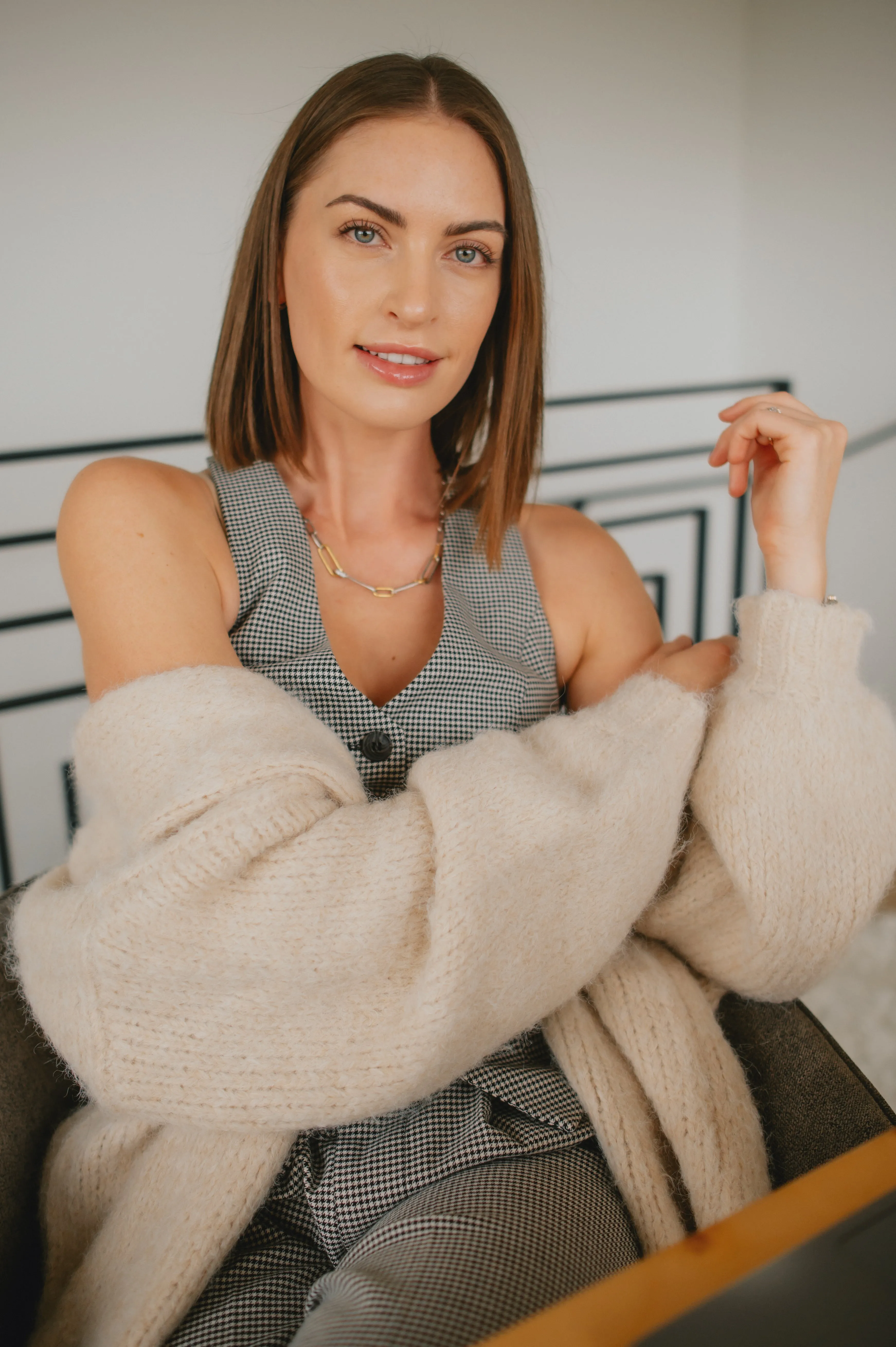 The Marlowe Cardigan x Siera Bearchell - Linen