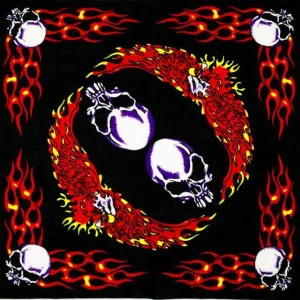 Totenkopf Bandana Eagle Flame