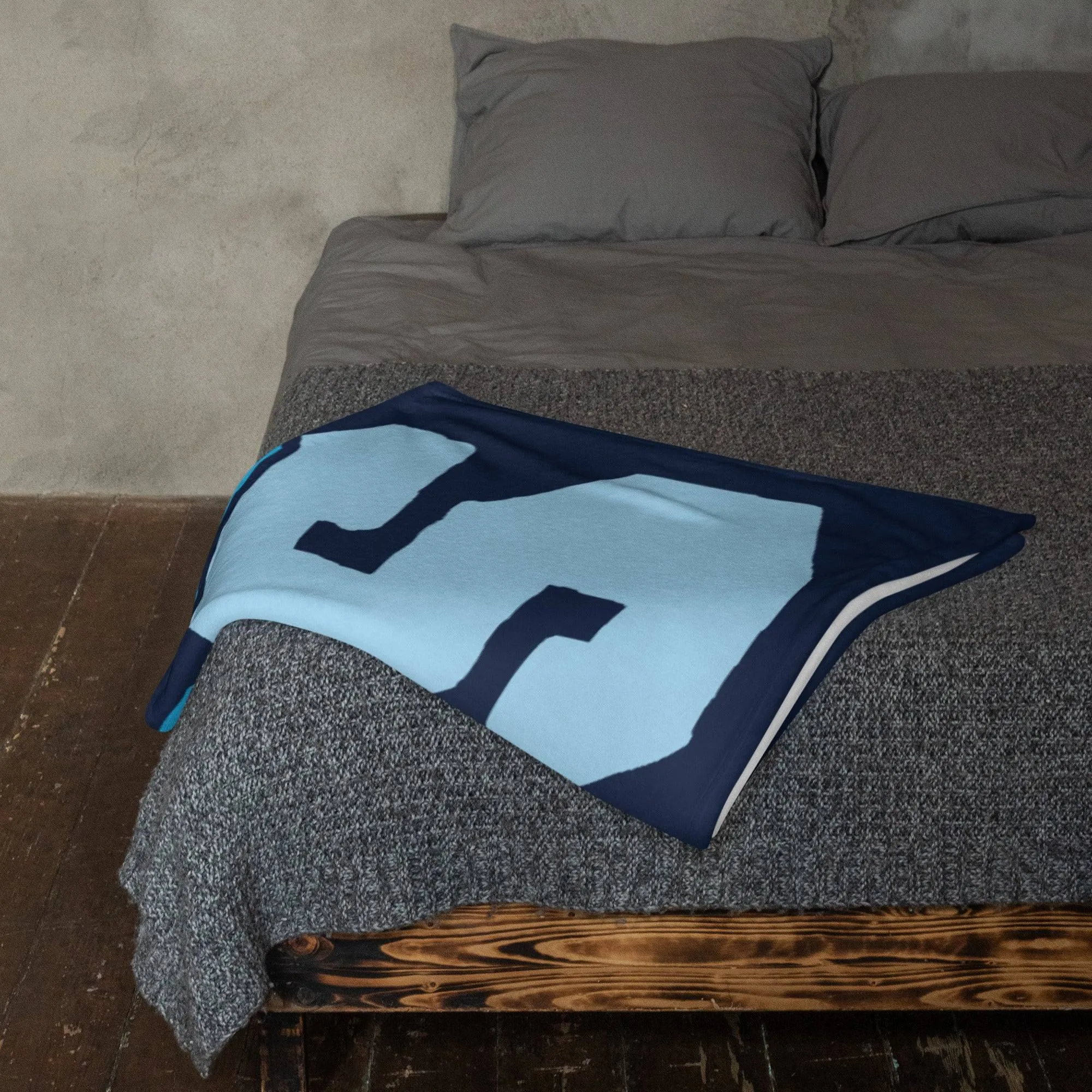 TrendySwimmer Swim Repeat Throw Blanket
