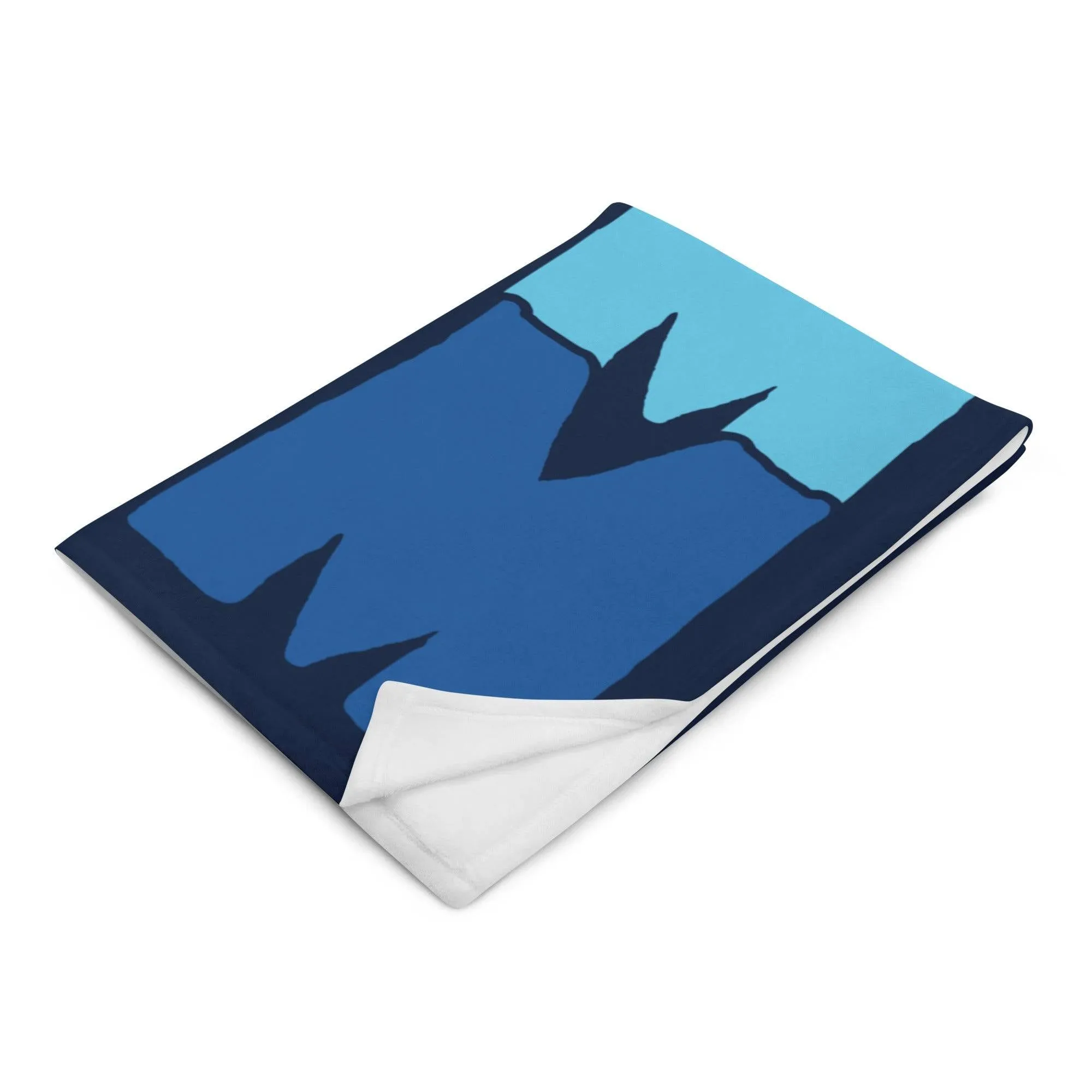 TrendySwimmer Swim Repeat Throw Blanket
