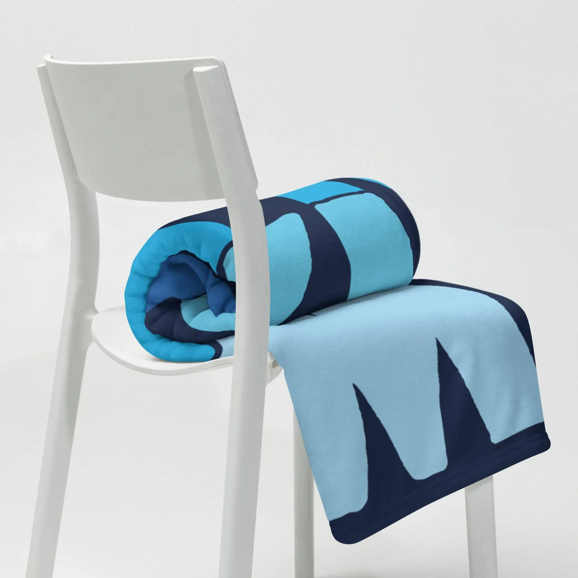 TrendySwimmer Swim Repeat Throw Blanket