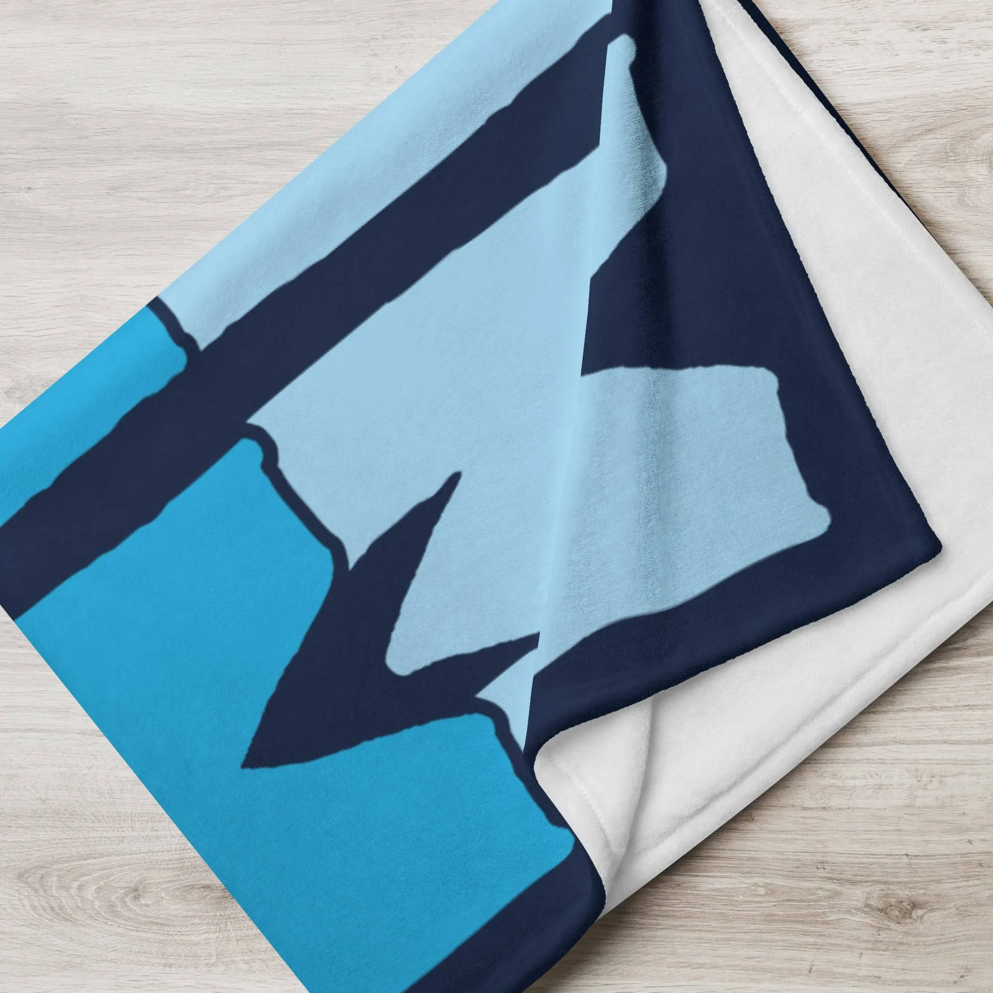 TrendySwimmer Swim Repeat Throw Blanket
