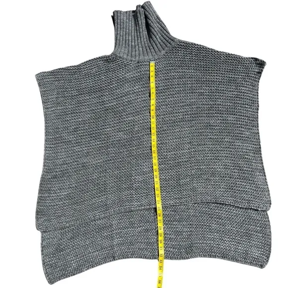 Ugg Robin Chunky Knit Turtleneck Pullover Poncho Cape