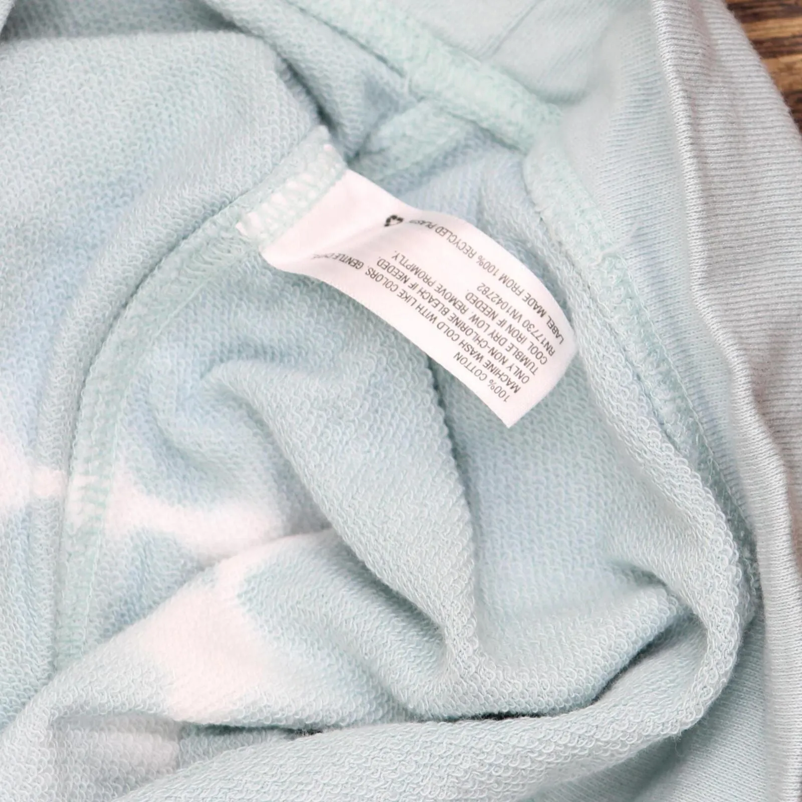 Universal Thread Women's Tie-Dye Sweatshirt 562901 Blue / White L