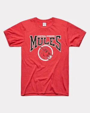 University Of Central Missouri Mules Vintage Red T-Shirt