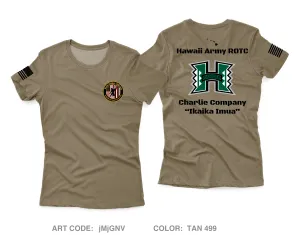 University of Hawaii Army ROTC Charlie Company Core Women's SS Performance Tee - jMjGNV