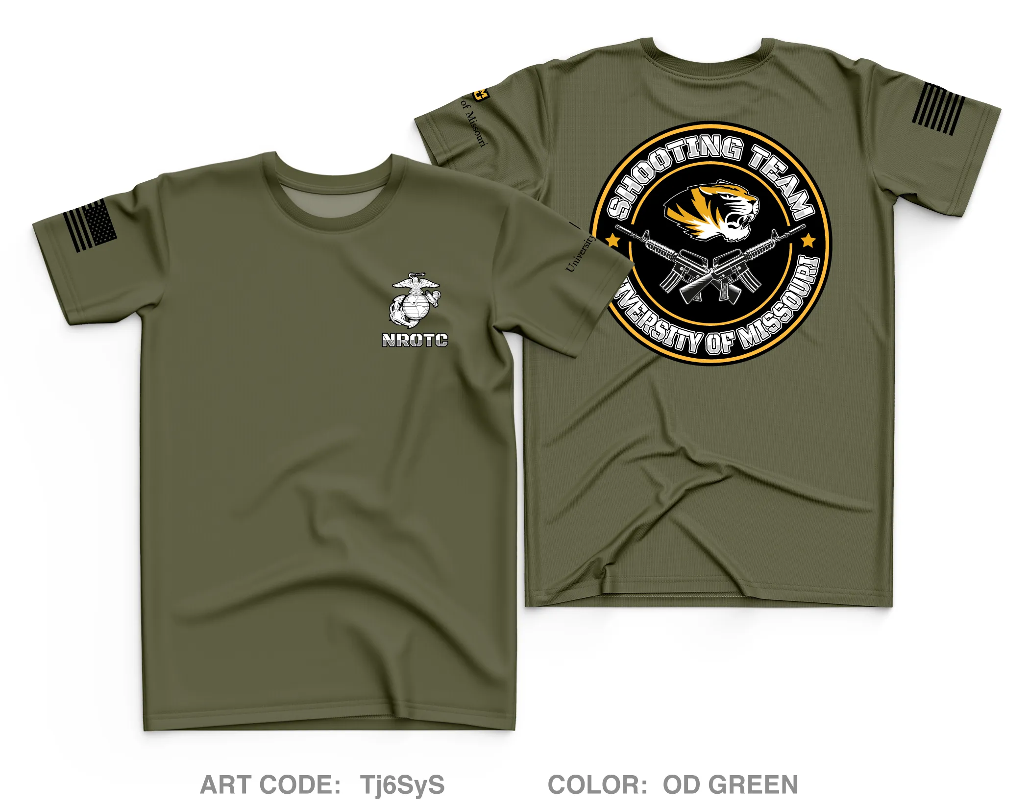 University of Missouri NROTC Core Men's SS Performance Tee - Tj6SyS