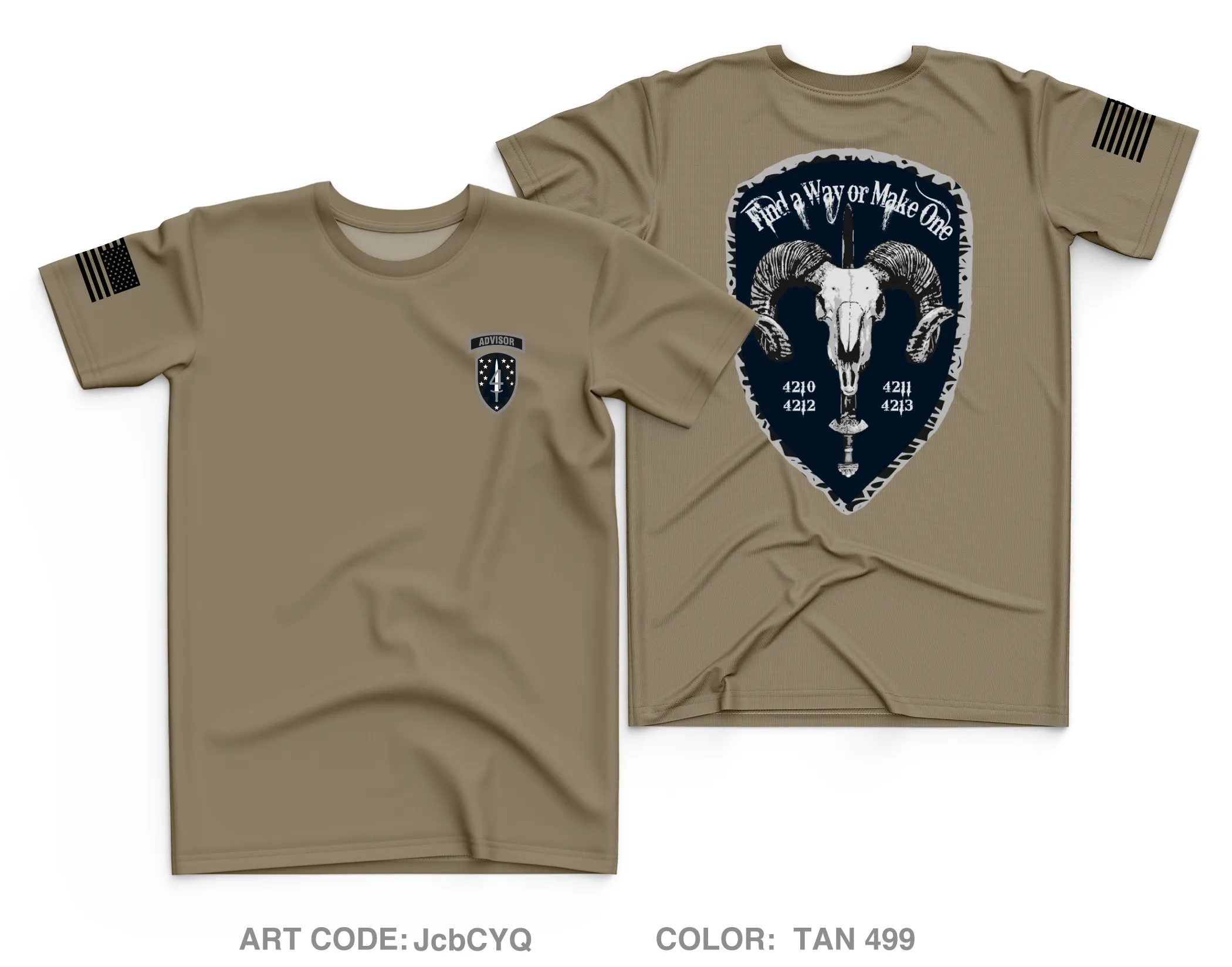 US ARMY2 Core Men's SS Performance Tee - JcbCYQ