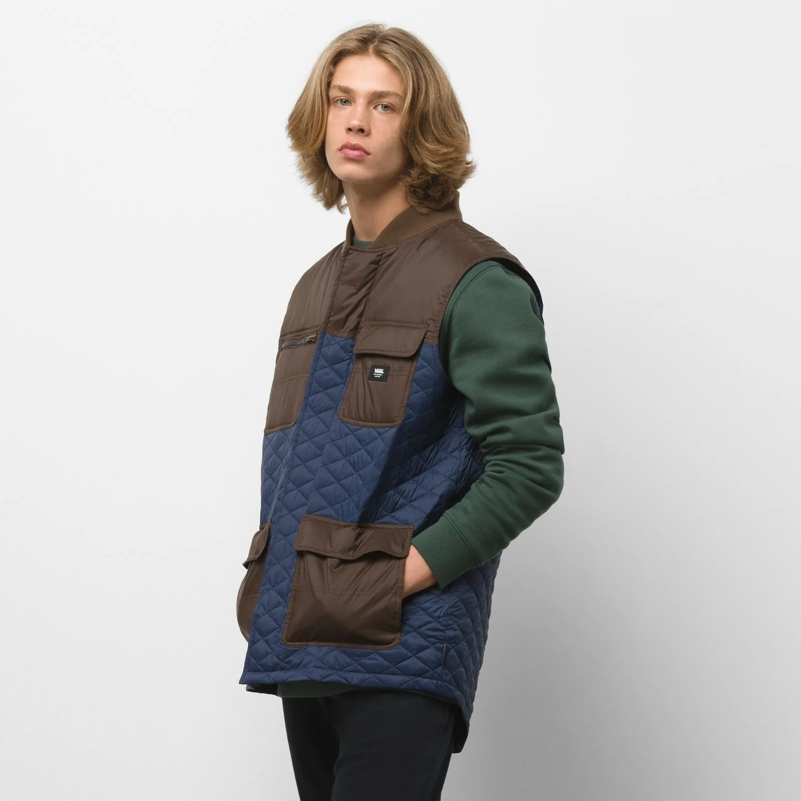 Vans Drill Chore Vest MTE Thermoball Jacket Dress Blues/Demitasse