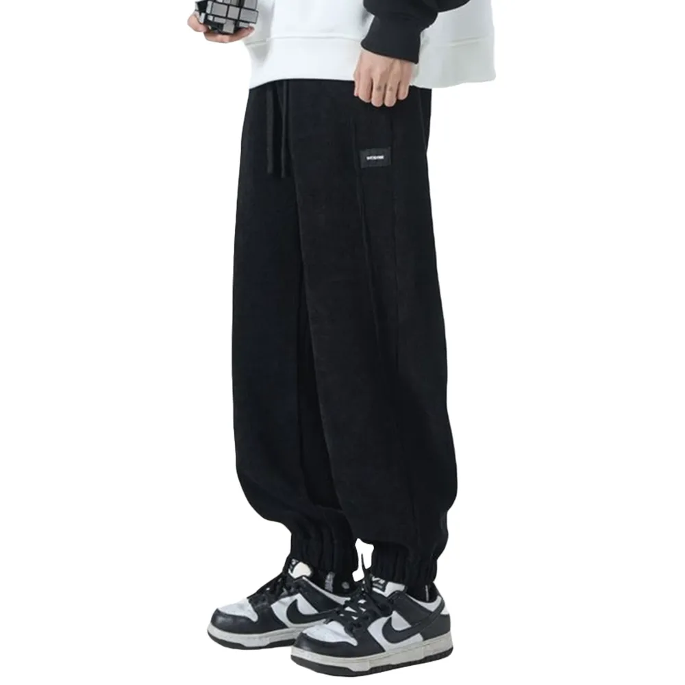 Versatile Corduroy Warm Leggings Sweatpants