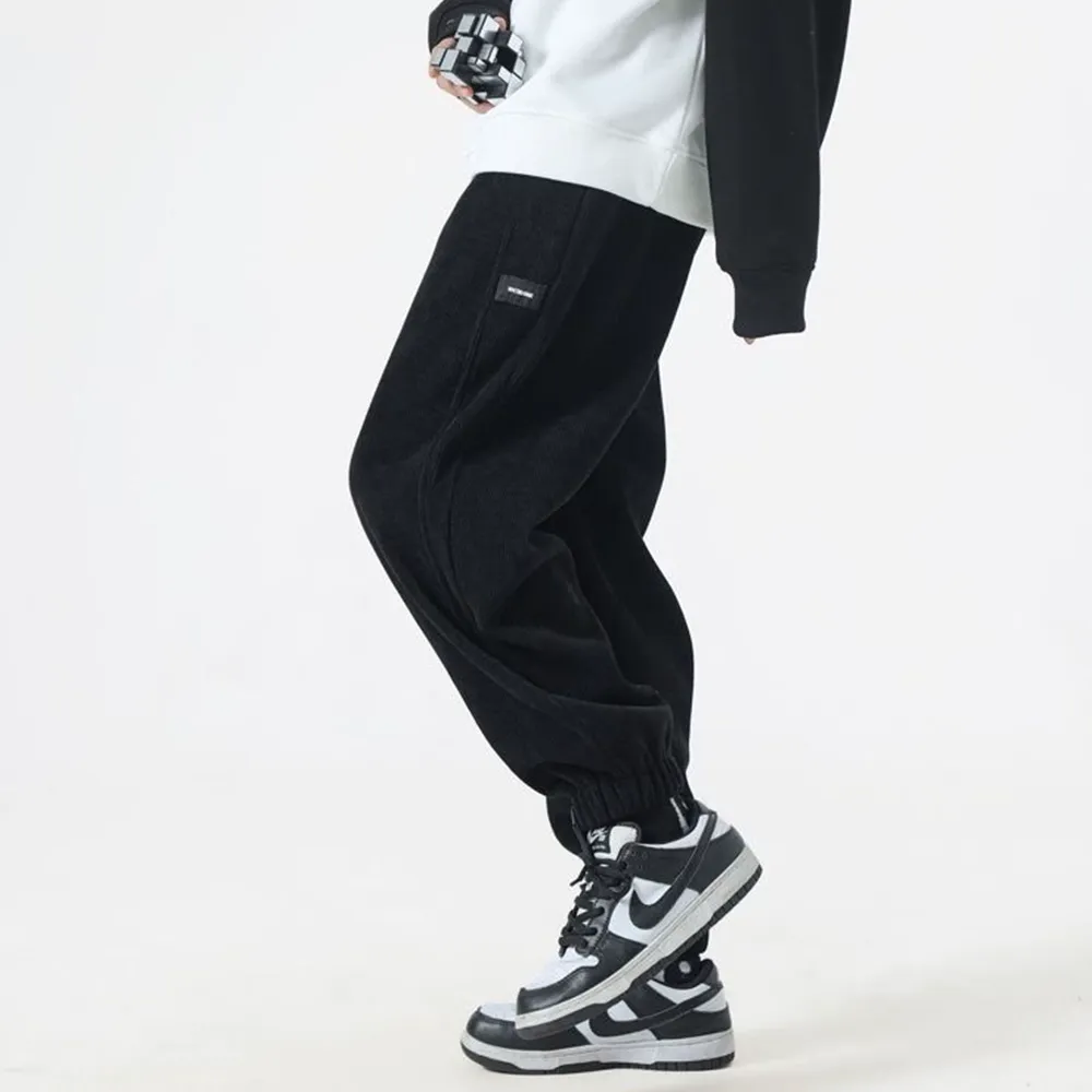 Versatile Corduroy Warm Leggings Sweatpants