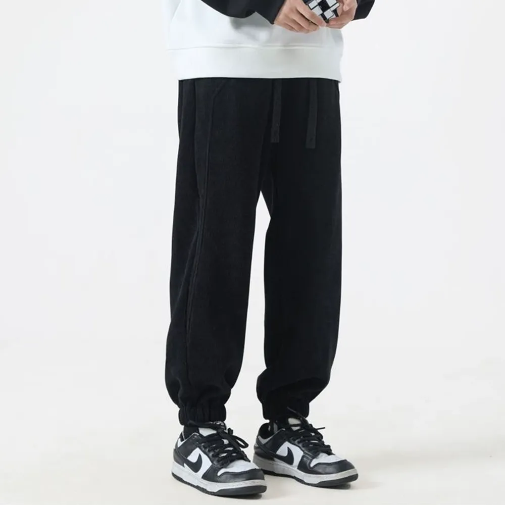Versatile Corduroy Warm Leggings Sweatpants
