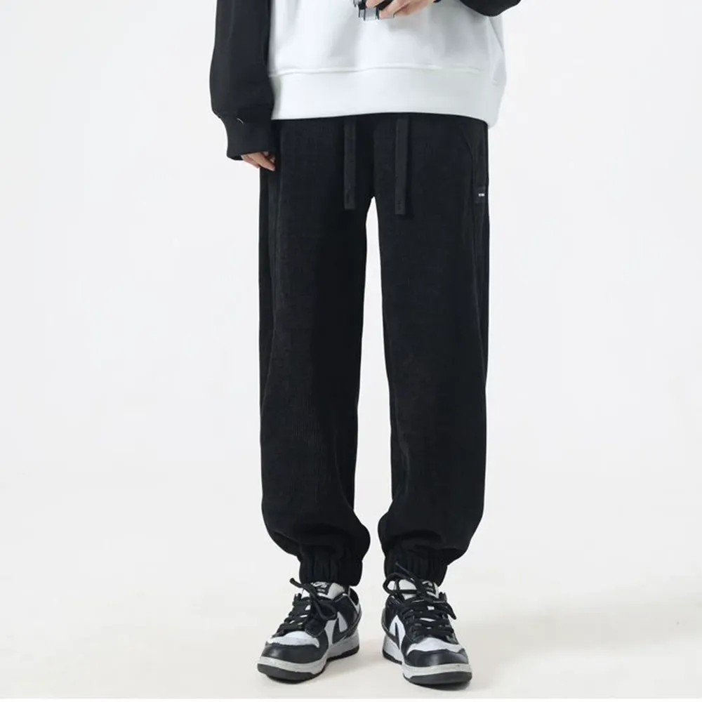 Versatile Corduroy Warm Leggings Sweatpants