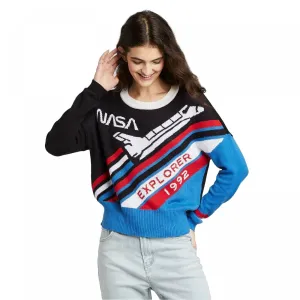 Well Worn Women's NASA Crewneck Graphic Sweater