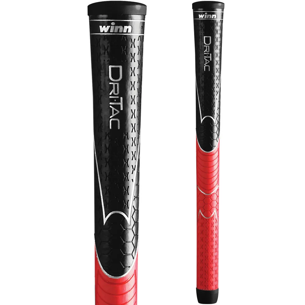 Winn Dri-Tac Black/Red Standard 60 Round