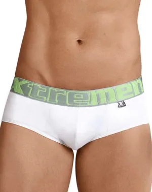 Xtremen 91032 Butt Lifter Jockstrap White-silver