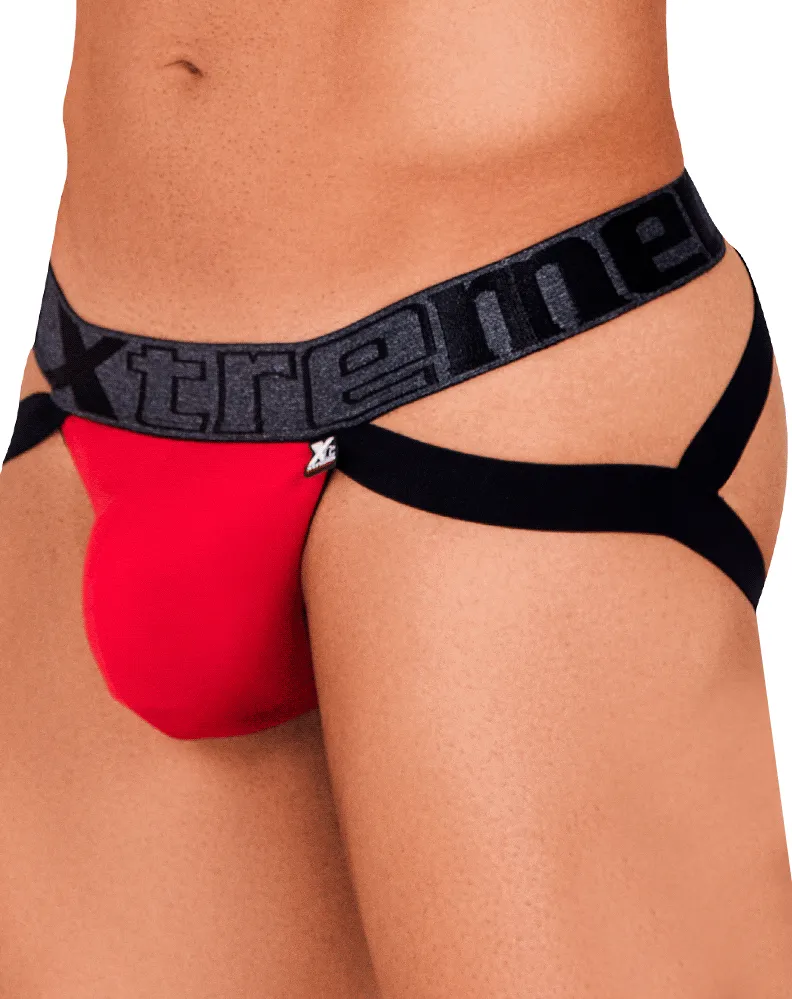 Xtremen 91102 Microfiber Jockstrap Red