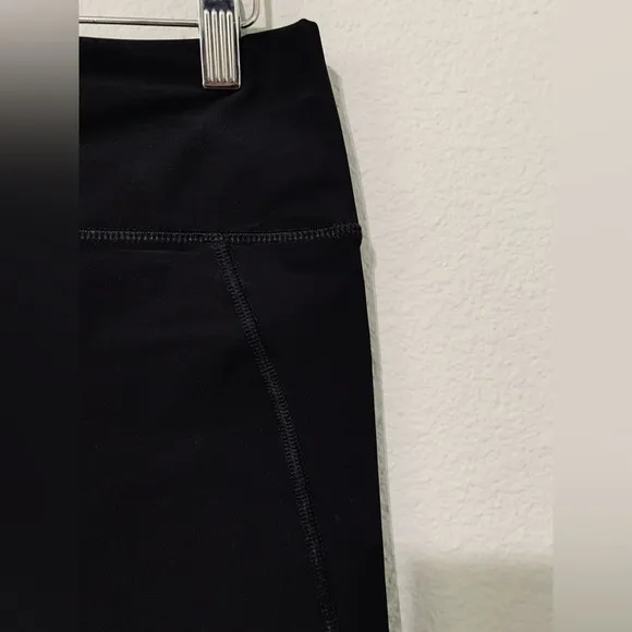 Zara New Women Black Biker Short Size L